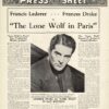 The Lone Wolf In Paris Australian Press Sheet 1938 Francis Lederer And Frances Drake (1)