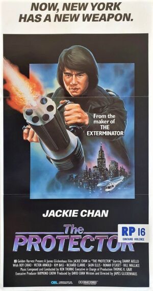 The Protector Australian Daybill Movie Poster Jackie Chan