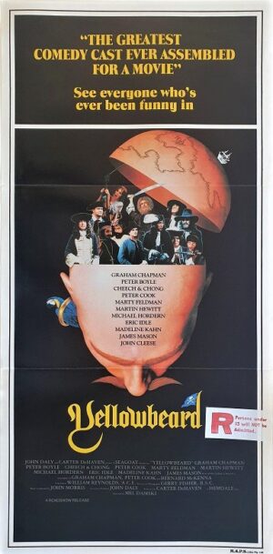 Yellowbeard Monty Python Australian Daybill Movie Poster (2)