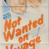 Not Wanted On Voyage Australian Daybill Poster