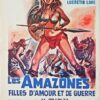 Battle Of The Amazons Belgium Movie Poster Affiche 1973 Le Amazzoni Donne D'amore E Di Guerra (1)