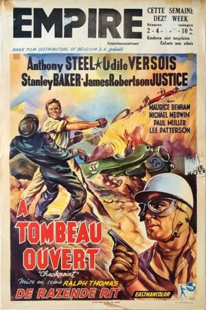 Checkpoint Belgium Movie Poster Affiche Anthony Steel Stanley Baker Racing Film (4)