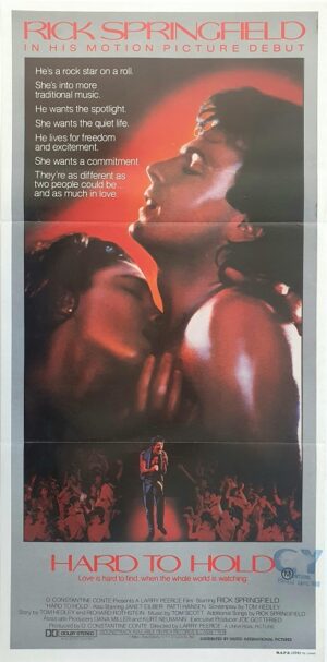 Hard To Hold Rick Springfield Australian Daybill Movie Poster (38)