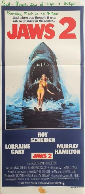 Jaws 2 Australian Daybill Movie Poster (38)