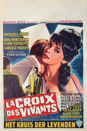 La Croix Des Vivants Belgium Movie Poster Affiche 1962 Cross Of The Living