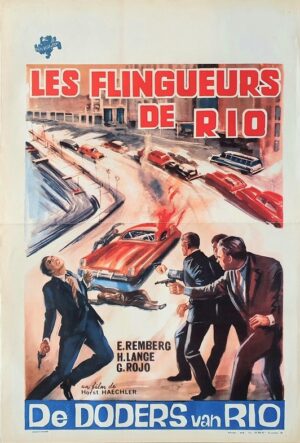 Mord In Rio Belgium Movie Poster Affiche De Doders Van Rio 1963