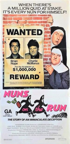 Nuns On The Run Australian Daybill Movie Poster (7)