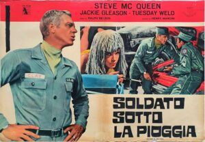 Soldier In The Rain Steve Mcqueen 1963 Italian Photobusta (1)