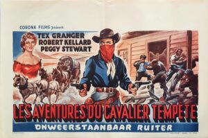 Tex Granger Midnight Rider Of The Plains Belgium Movie Poster Affiche 1960s