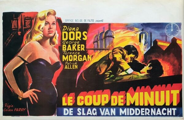 Tread Softly Stranger Belgium Movie Poster Affiche 1958 Diana Dors