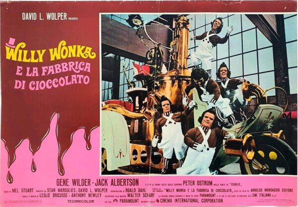 Willy Wonka & The Chocolate Factory Italian Photobusta 1971 6 (1)