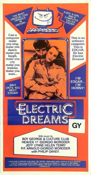 Electric Dreams Australian Daybill Movie Poster With Boy George Culture Club Heaven 17 (2)