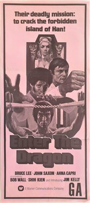 Enter The Dragon New Zealand Daybill Movie Poster Bruce Lee (1)