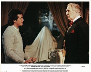 House Of The Long Shadows Us Lobby Card 11 X14 Vincent Price, Christopher Lee, Peter Cushing And John Carradine (2)