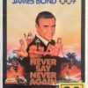 James Bond Never Say Never Again Australian Daybill Movie Poster Sean Connery
