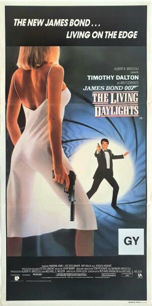 James Bond The Living Daylights Australian Daybill Movie Poster (1)