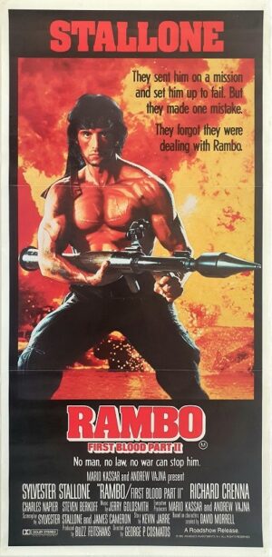 Rambo First Blood Part 2 Australian Daybill Movie Poster (1)