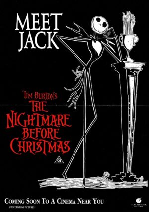 The Nightmare Before Christmas Tim Burton Australian Mini Poster
