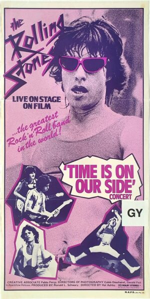 The Rolling Stones Time Is On Our Side Australian Daybill Movie Poster (10)