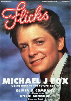 Back To The Future Part 2 Flicks Magazine Poster 1989 Michael J Fox