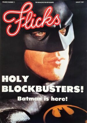 Batman Flicks Magazine Poster 1989 Michael Keaton (1)