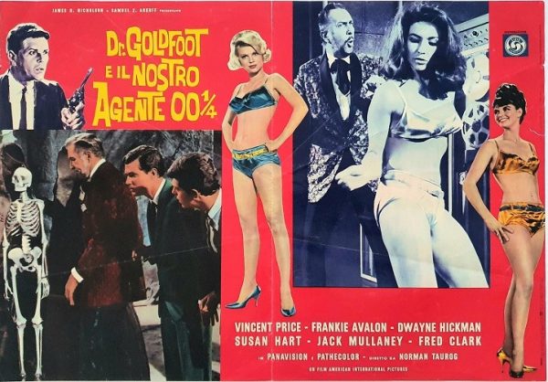 Dr. Goldfoot And The Bikini Machine Italian Photobusta With Vincent Price Dr. Goldfoot E Il Nostro Agente 00 9