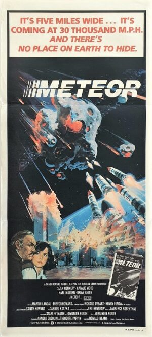 Meteor Australian Daybill Movie Poster Sean Connery