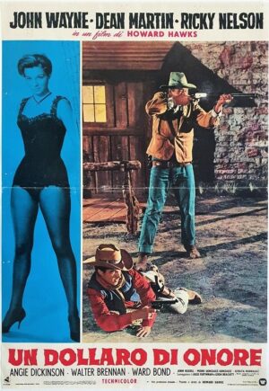 Rio Bravo Italian Photobusta John Waybe Dean Martin Angie Dickinson (3)