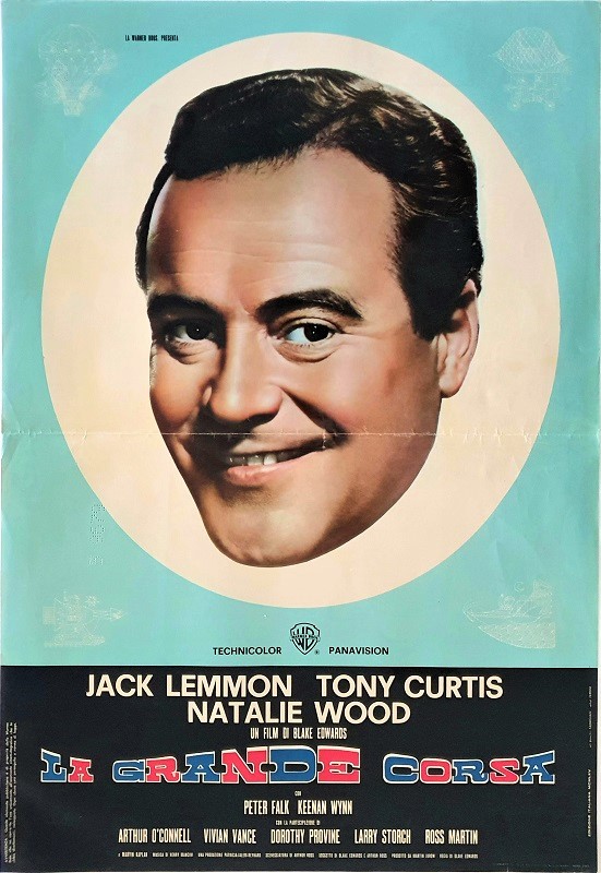 The Great Race Italain Photobusta 1965 Natalie Wood Jack Lemmon And Tony Curtis (5)