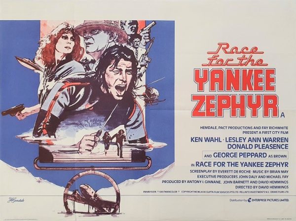 The Race For Yankee Zephyr Uk Quad Poster