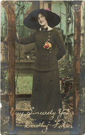 Dorothyfostersilentfilmeraactresspostcard