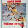 You Only Live Twice Re Release James Bond 007 Roger Moore Us One Sheet Movie Poster (8)