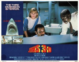 Jaws 3d Lobby Card