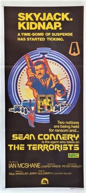 The Terrorists Australian Daybill Poster With Sean Connery 2