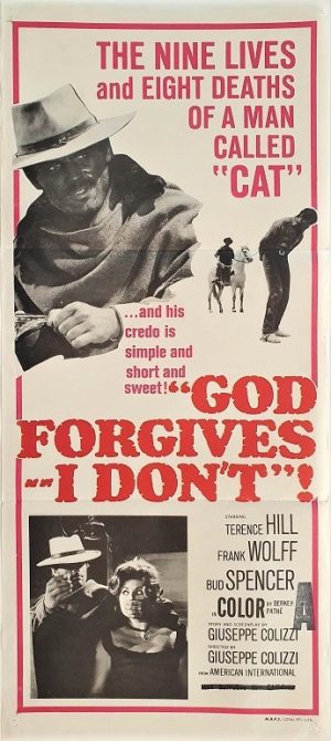 God Forgives I Dont Australian Daybill Poster Terrence Hill