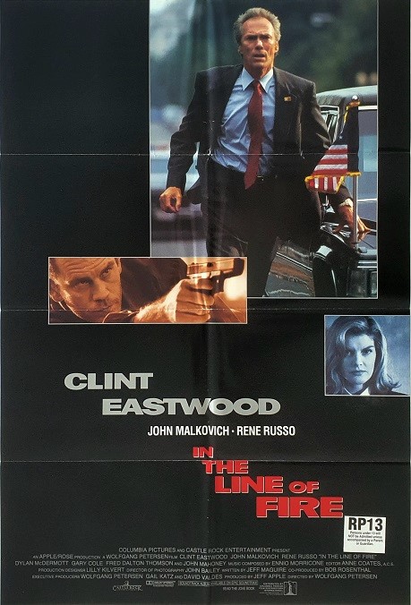 Clint Eastwood In The Line Of Fire One Sheet Movie Poster (2)