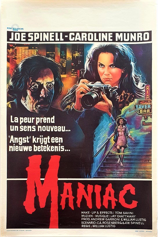 Maniac Caroline Munro Belgium Movie Poster (3)