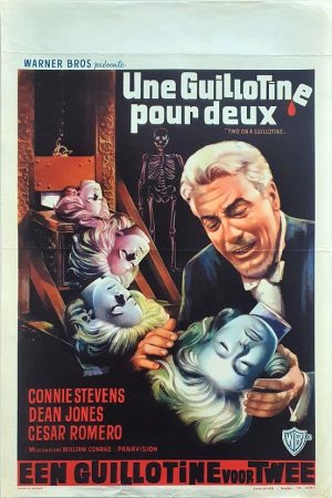 Two On A Guillotine Horror Belgium Movie Poster (1)