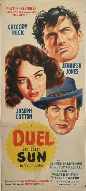 Duel In The Sun Australian Daybill Movie Poster (1)