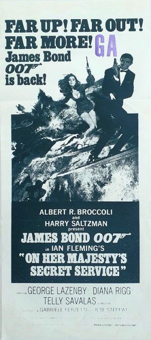 On Her Majestys Secret Service 007 James Bond Daybill Poster (1)