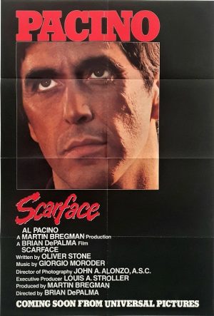 Scarface Al Pacino One Sheet Movie Poster (6)