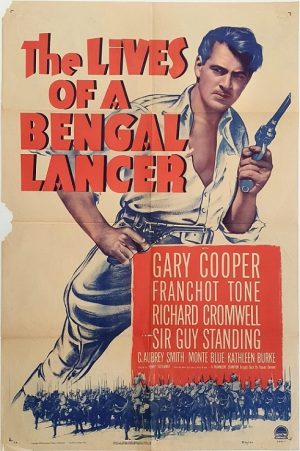The Lives Of A Bengal Lancer Us Rerelease One Sheet Movie Poster Gary Cooper (1)
