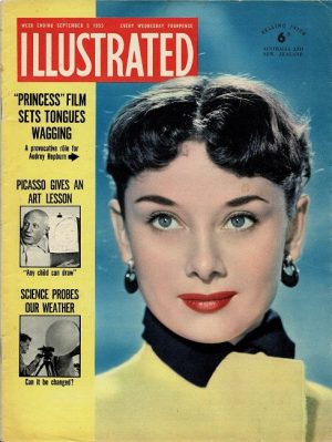 1950s Illistrated Magazine Roman Holiday Hepburn (1)