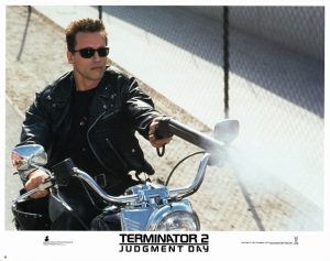 Terminator 2 Lobby Card Arnold Swarzenegger