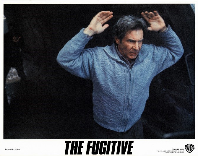 The Fugitive Lobby Card Harrison Ford (1)