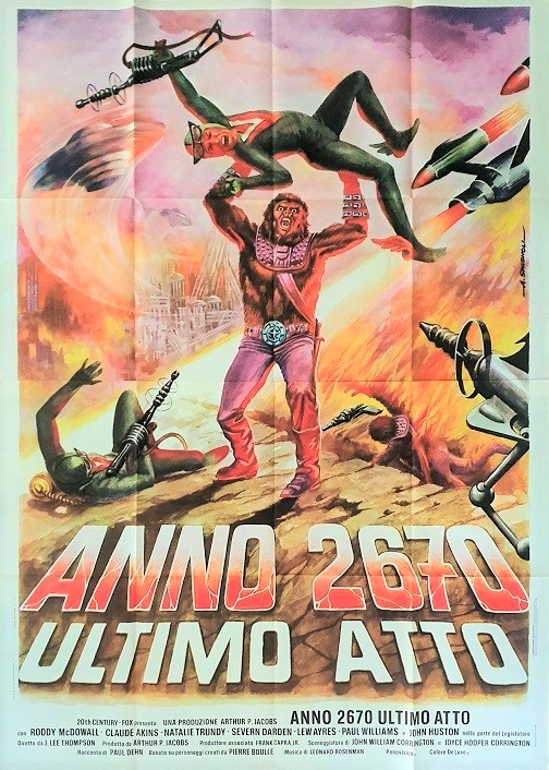 Battle For The Planet Of The Apes Italian 2 Piece Movie Poster (1)