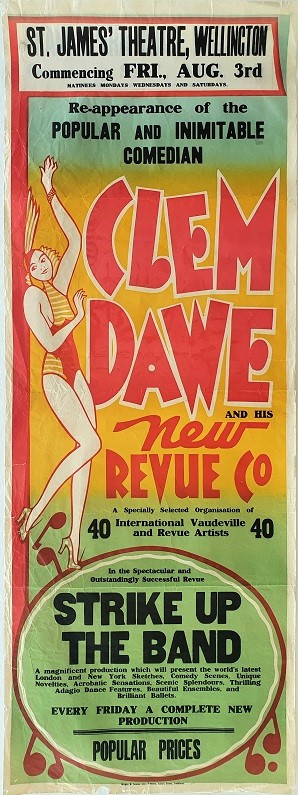 Clem Dawe Revue Nz Daybill Poster (2)