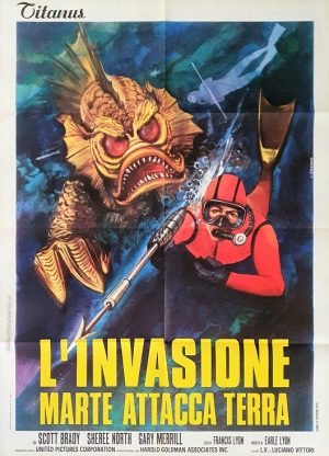 Destination Inner Space Italian 1 Sheet Movie Poster Undersea Monster (1)