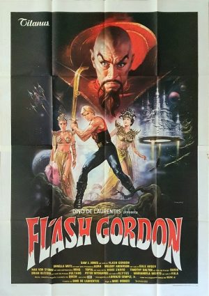 Flash Gordon Italian 2 Piece Movie Poster Queen (1)