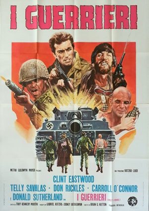 Kellys Heroes Italian 2 Piece Movie Poster Clint Eastwood (1)